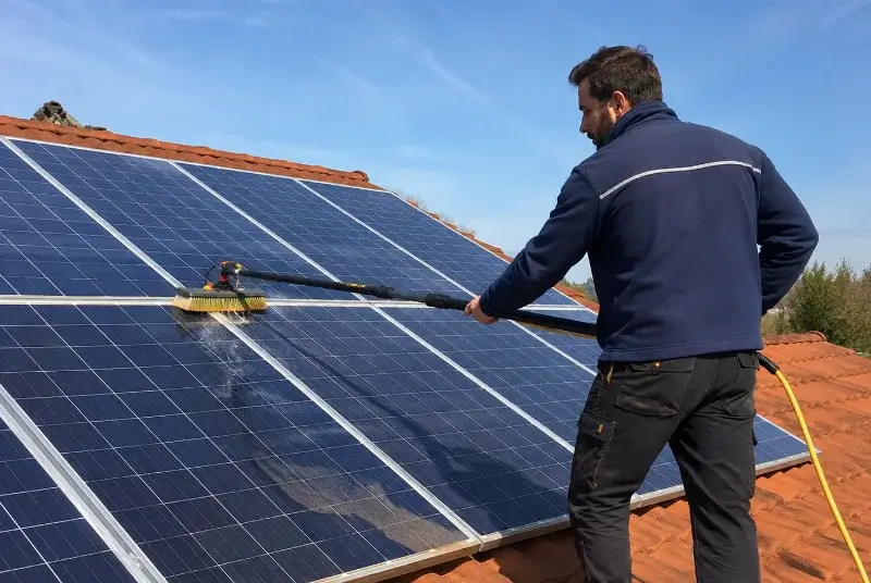 Nettoyage et entretien de panneaux solaires à Frouzins